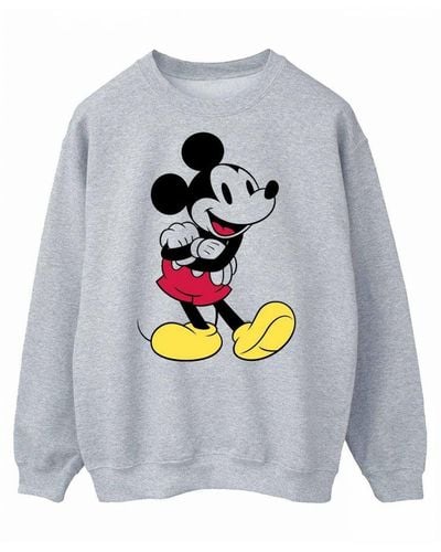 Disney Classic Mickey Mouse Sweatshirt (Sports) - Grey