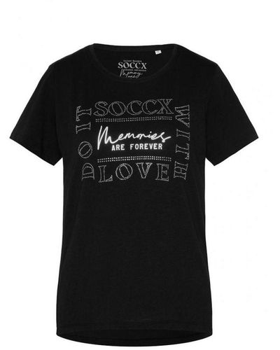 SOCCX T-shirt - Zwart