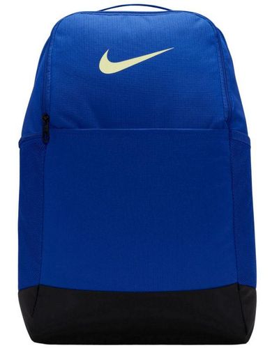 Nike Brasilia Training 24L Backpack (Hyper Royal//Citron Tint) - Blue