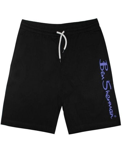 Ben Sherman Logo Shorts Cotton - Black