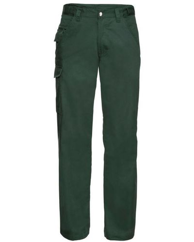 Russell Polycotton Twill Trouser / Trousers - Green
