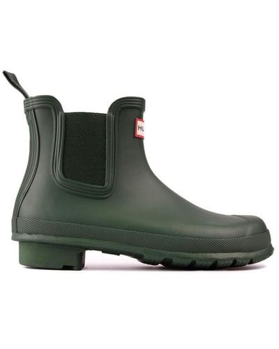 HUNTER Original Chelsea Boots - Green