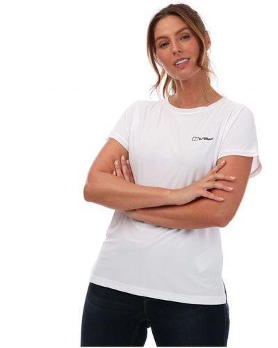 Berghaus Womenss Nesna Baselayer T-Shirt - White