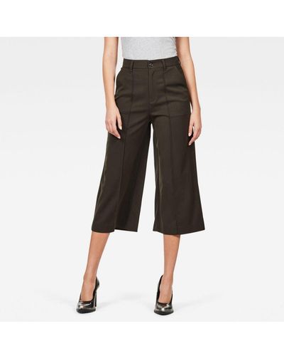 G-Star RAW G-star Raw Pintuck Culotte - Black