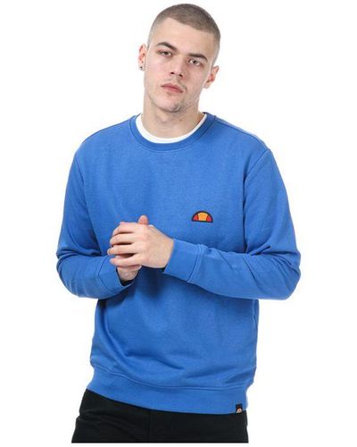 Ellesse Sweatshirt Met Ronde Hals Voor , Blauw