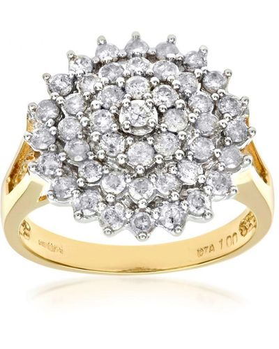 DIAMANT L'ÉTERNEL 18kt Geelgouden Diamanten Ring - Metallic