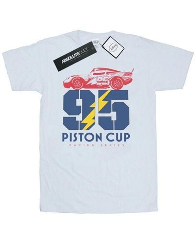 Disney Cars Piston Cup 95 T-Shirt () Cotton - White