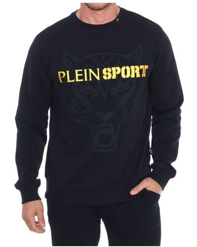 Philipp Plein Fipsg600 Long-sleeved Crew-neck Sweatshirt - Blue