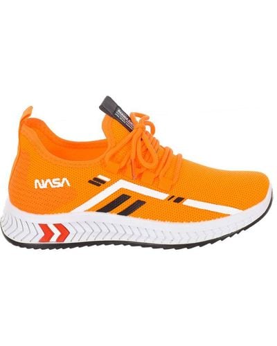 NASA Csk2039 High Style Lace-Up Sports Shoes - Orange
