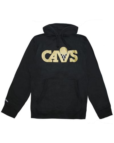 Mitchell & Ness Cleveland Cavaliers Gold Standard Hoodie Cotton - Blue