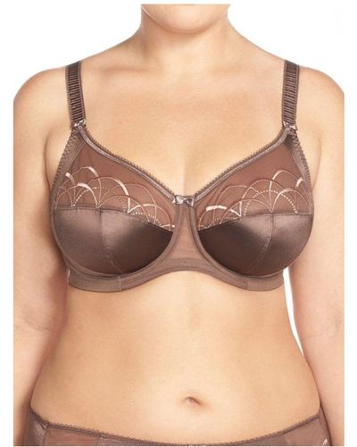 Elomi Cate Bra Side Support Full Cup Underwired - Brown