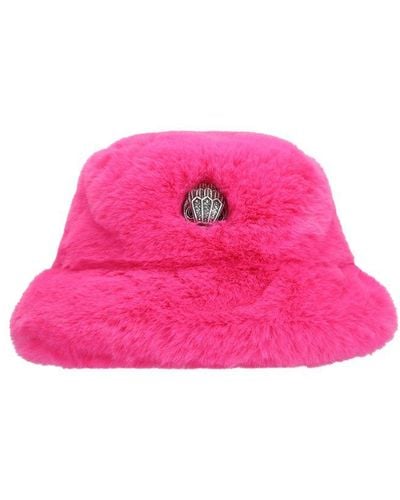 Kurt Geiger Poppy Bucket Hat Hat - Pink