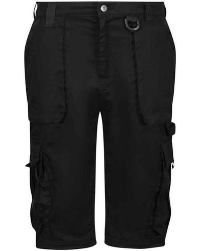 Regatta Pro Utility Cargo Shorts - Black