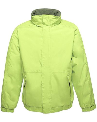 Regatta Dover Waterproof Windproof Jacket (Key Lime/Seal) - Green