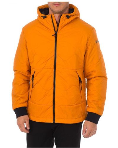 Napapijri Padded Jacket With Hood Np0a4fm3 Men - Orange