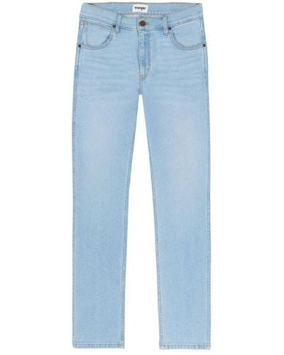 Wrangler Slim Fit Jeans Blue Waves - Blauw