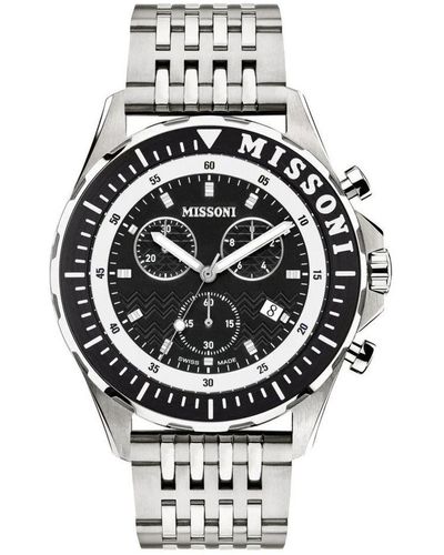 Missoni Urban Horloge Zilverkleurig Mwjd00322 - Metallic