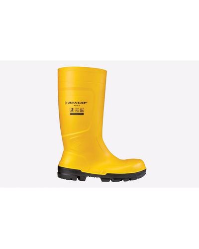 Dunlop Work-It Waterproof Safety Wellingtons - Yellow