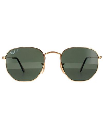 Ray-Ban Square G-15 Polarized Sunglasses Metal - Green