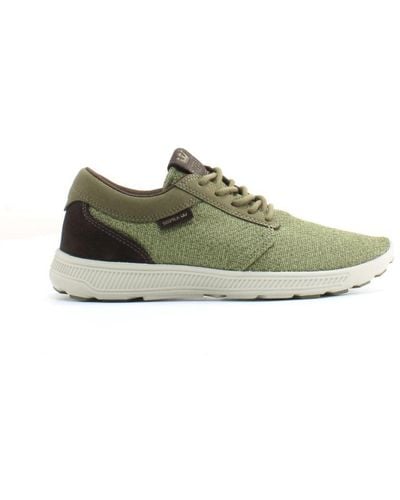 Supra Hammer Run Textile Lace Up Trainers 08128 357 - Green