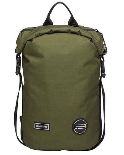 Consigned Cornel M Roll Top Backpack - Green