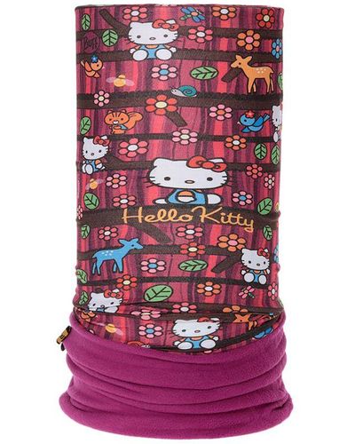 Buff Girls Multifunctional Tubular With Fleece Lining Hello Kitty 10500 Girl - Purple