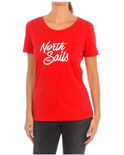 North Sails Short Sleeve T-Shirt 9024300 - Red