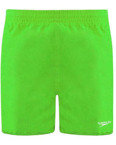 Speedo Stretch Waist 16" Swimming Shorts 8 12185A650 - Green