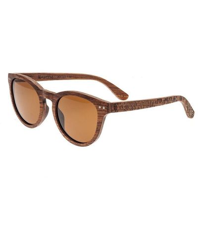 Earth Wood Copacabana Polarized Sunglasses - Brown