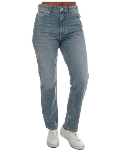 French Connection Palmira Jeans Met Rechte Pijpen Voor , Lichtblauw