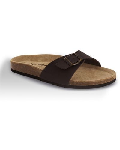 Aus Wooli Australia Toorak Sandals - Brown