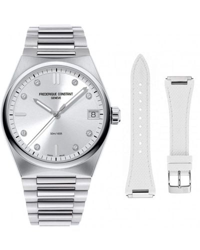 Frederique Constant Frédérique Highlife Watch Fc-240Sd2Nh6B Stainless Steel (Archived) - White
