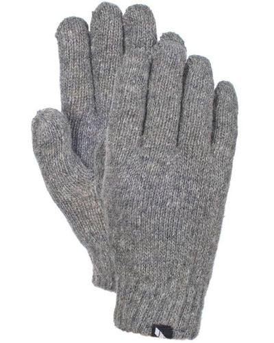 Trespass Ladies Manicure Knitted Gloves - Grey