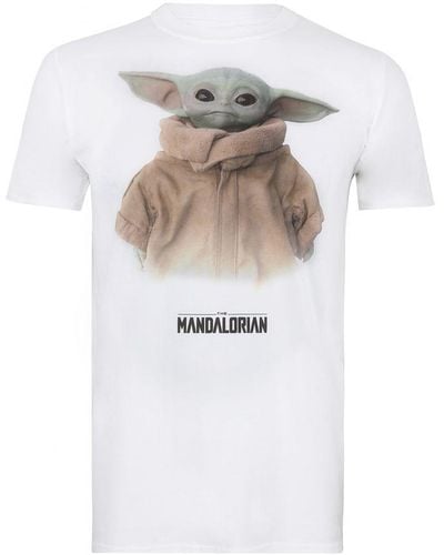 Star Wars Mandalorian The Child T-Shirt Cotton - White