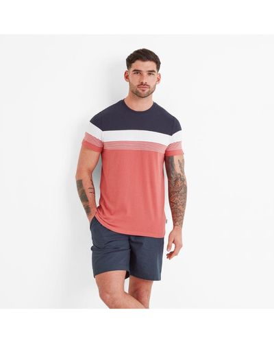 TOG24 Farndon T-Shirt Washed Cotton - Red