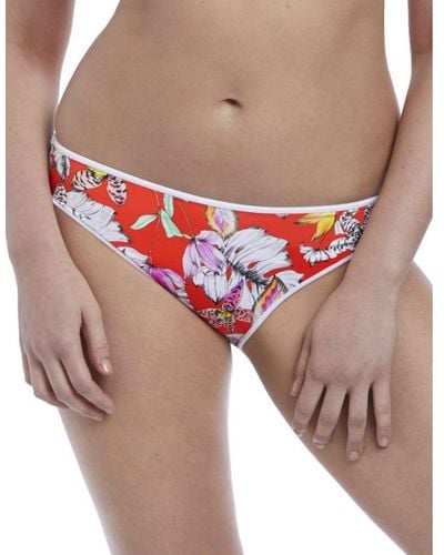 Freya 5884 Swim Wild Flower Bikini Brief - Red