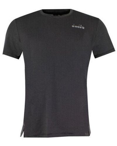 Diadora Easy Tennis T-Shirt - Black