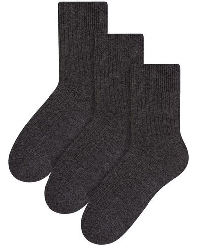 Steve Madden Wool Dress Socks - Black