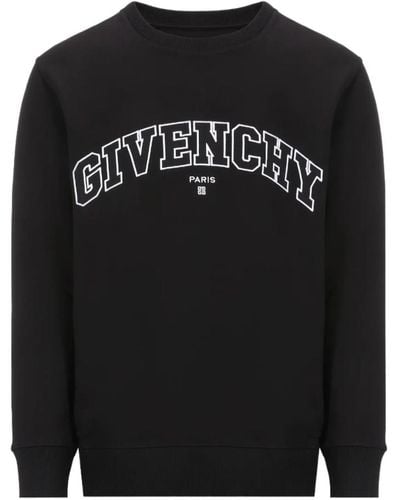 Givenchy Sweatshirt Met Geborduurd Logo En Ronde Hals In Zwart