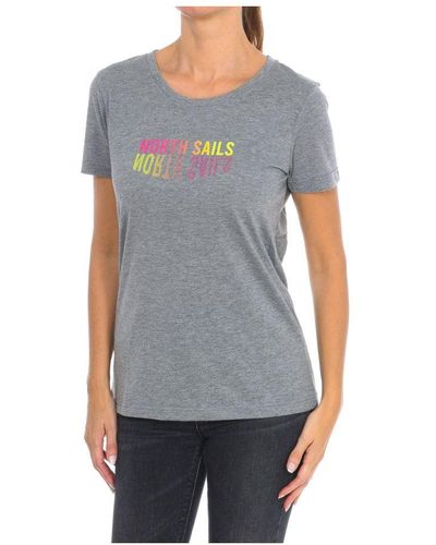 North Sails Short Sleeve T-Shirt 9024290 - Grey