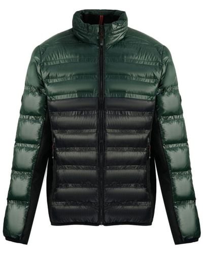 Michael Kors Penton Quilt Fibre Down Green Jacket Nylon