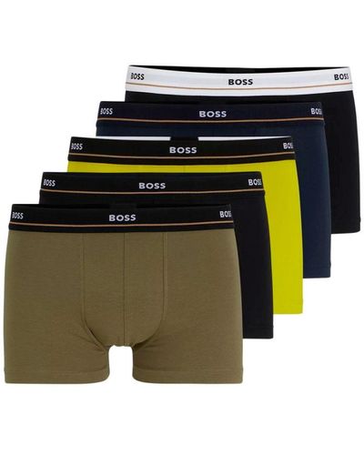 BOSS Boxer Men Essential Trunk-pakket X5 - Meerkleurig