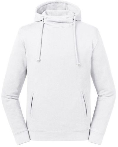 Russell Adult Organic Hoodie () - White