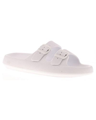 Wynsors Jelly Mules Sandals Lithe Slip On White - Pink