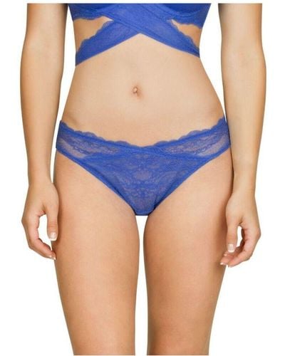 Parfait A1473 Amour Bikini Style Brief Nylon - Blue