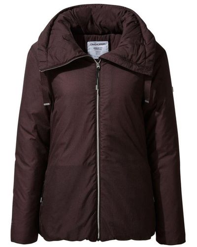 Craghoppers Feather Insulated Aquadry Breathable Coat - Brown