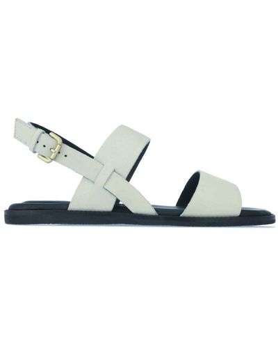 Clarks Leren Karsea-sandalen Met Bandjes Voor , Wit