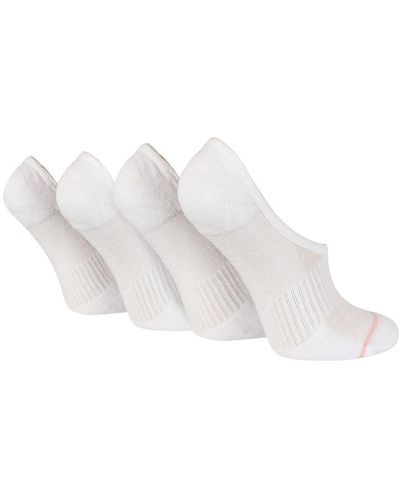 Wildfeet 4 Pack Ladies Sports Socks - White