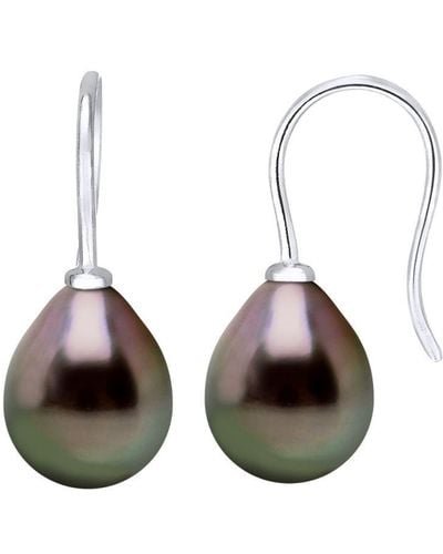 Diadema Hook Oorbellen Tahitian Pearls Peren 8-9 Mm 925 - Naturel