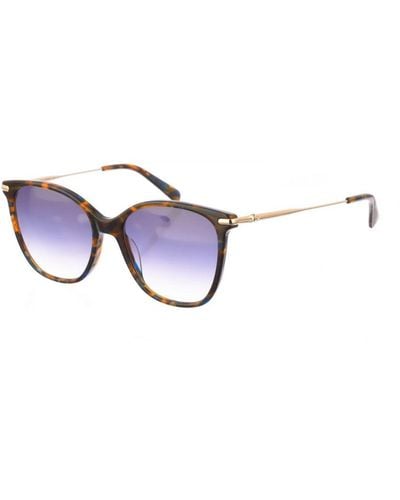 Longchamp Lo660S Butterfly Shaped Acetate Sunglasses - Blue